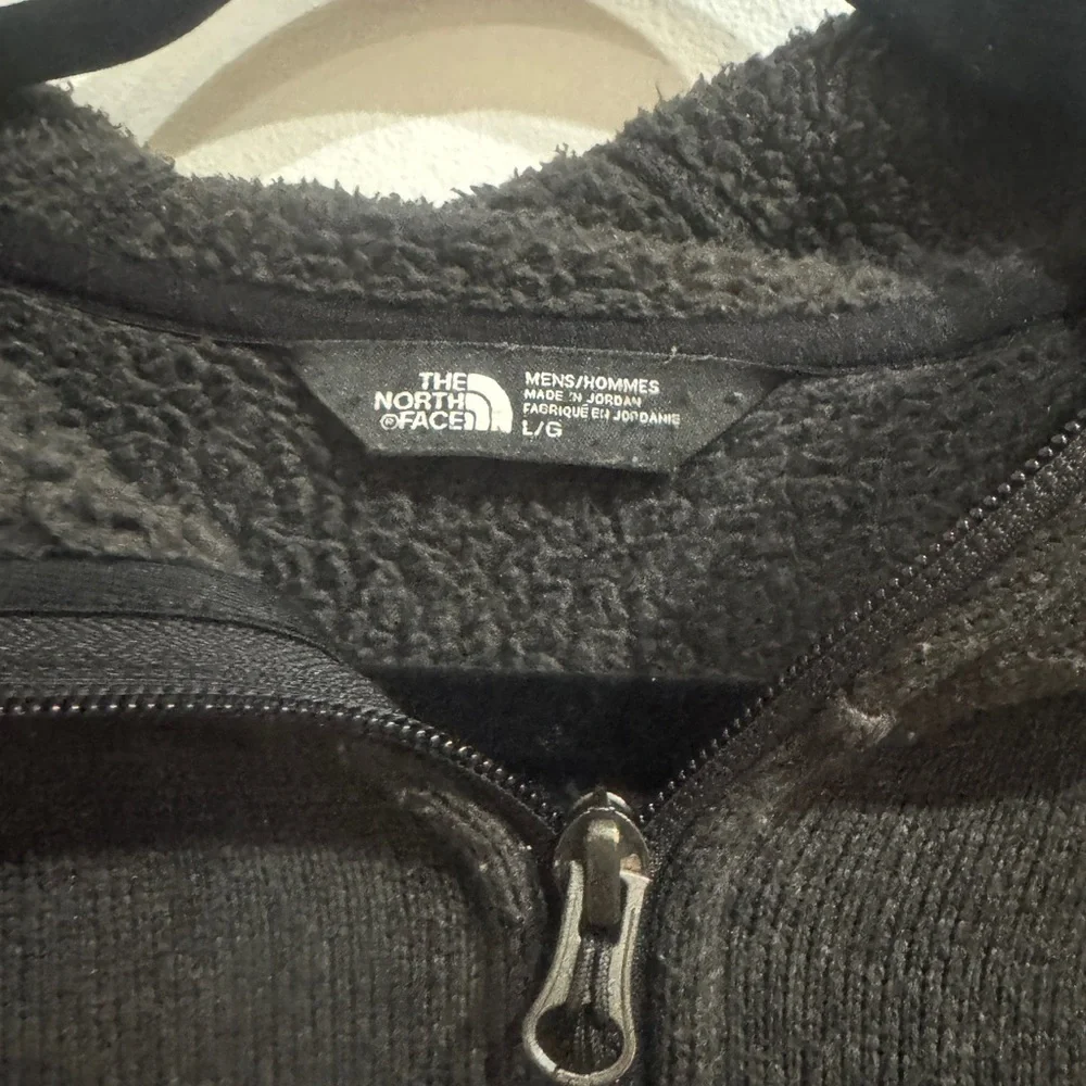 The North face zip up jacket Sz L